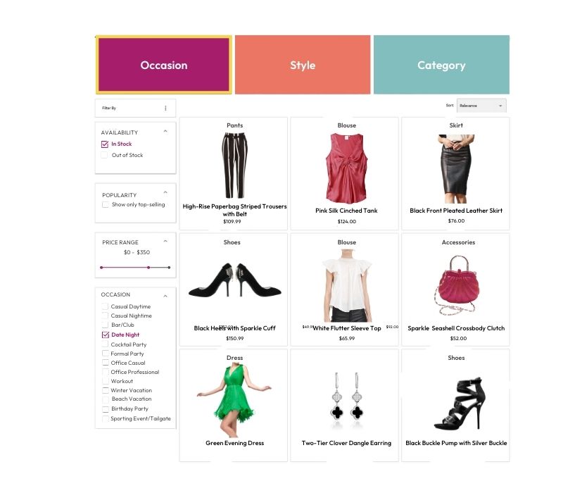 Shop by Category (eComm STyle Experience)